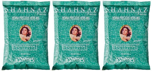 Shahnaz Husain Henna Precious Herb Mix, 100g (Buy 2 Get 1 Free)